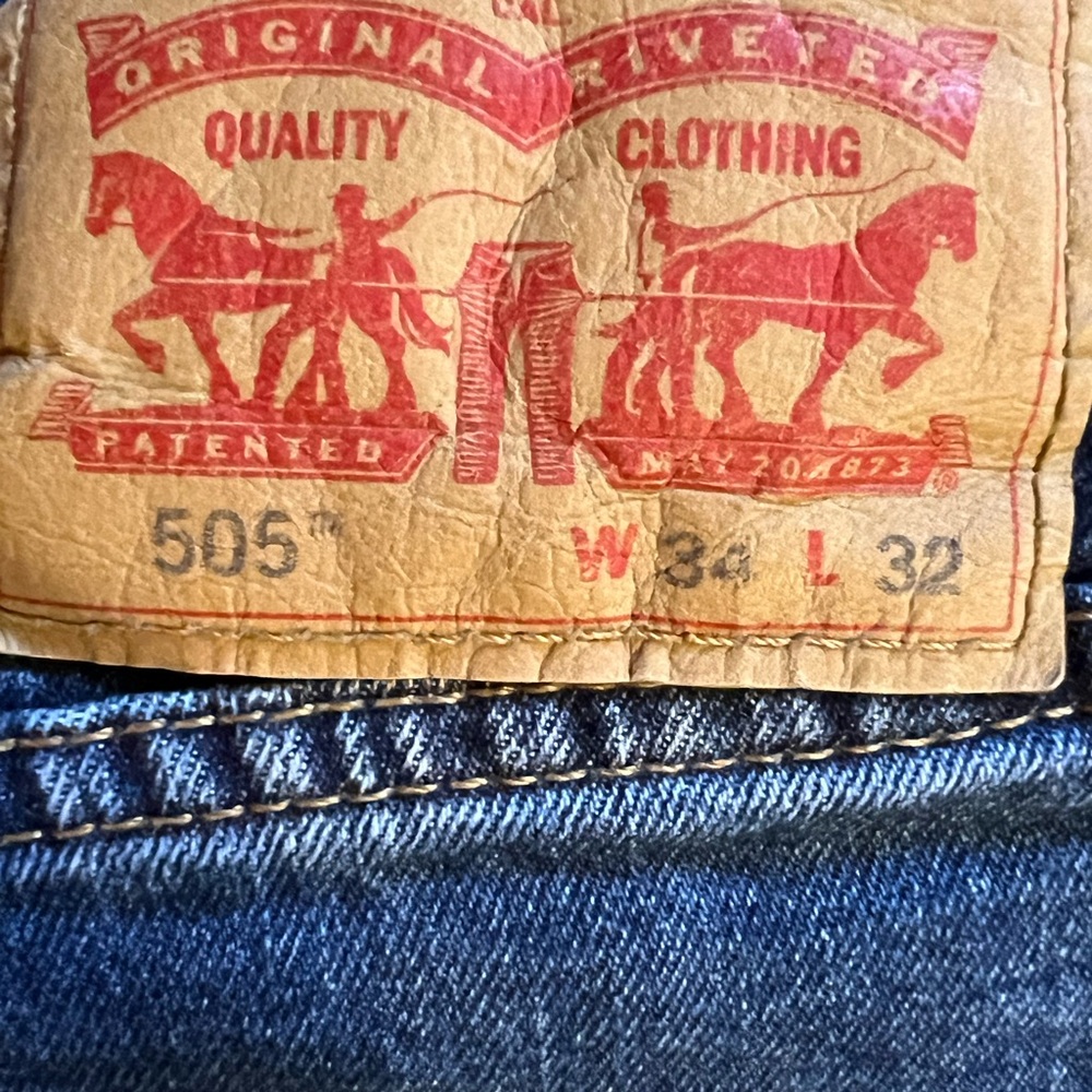 Mens Levi 505 jeans